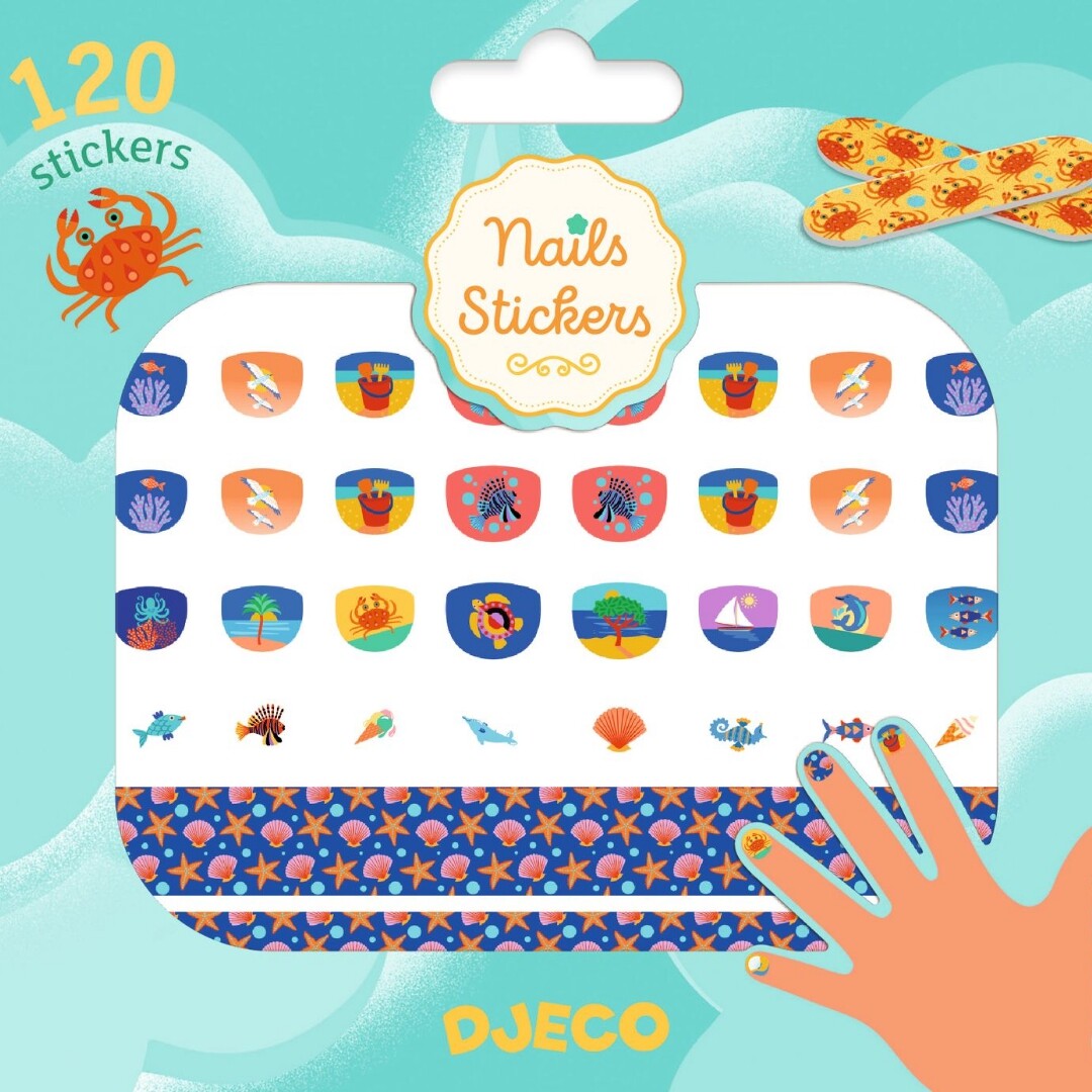 Djeco nagelstickers mediterraans