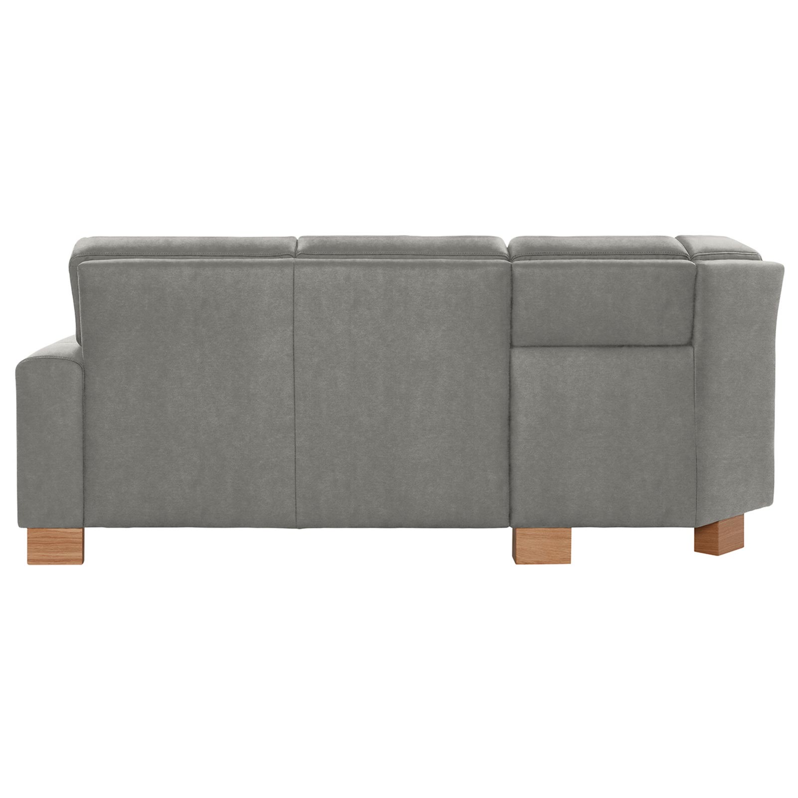polsterpower Ecksofa - Belle silver - Basismodell - rechts