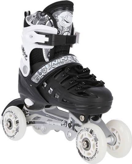 Inline skøyter Nils Extreme NH10905 med utskiftbar ramme, justerbar, størrelse 39-42