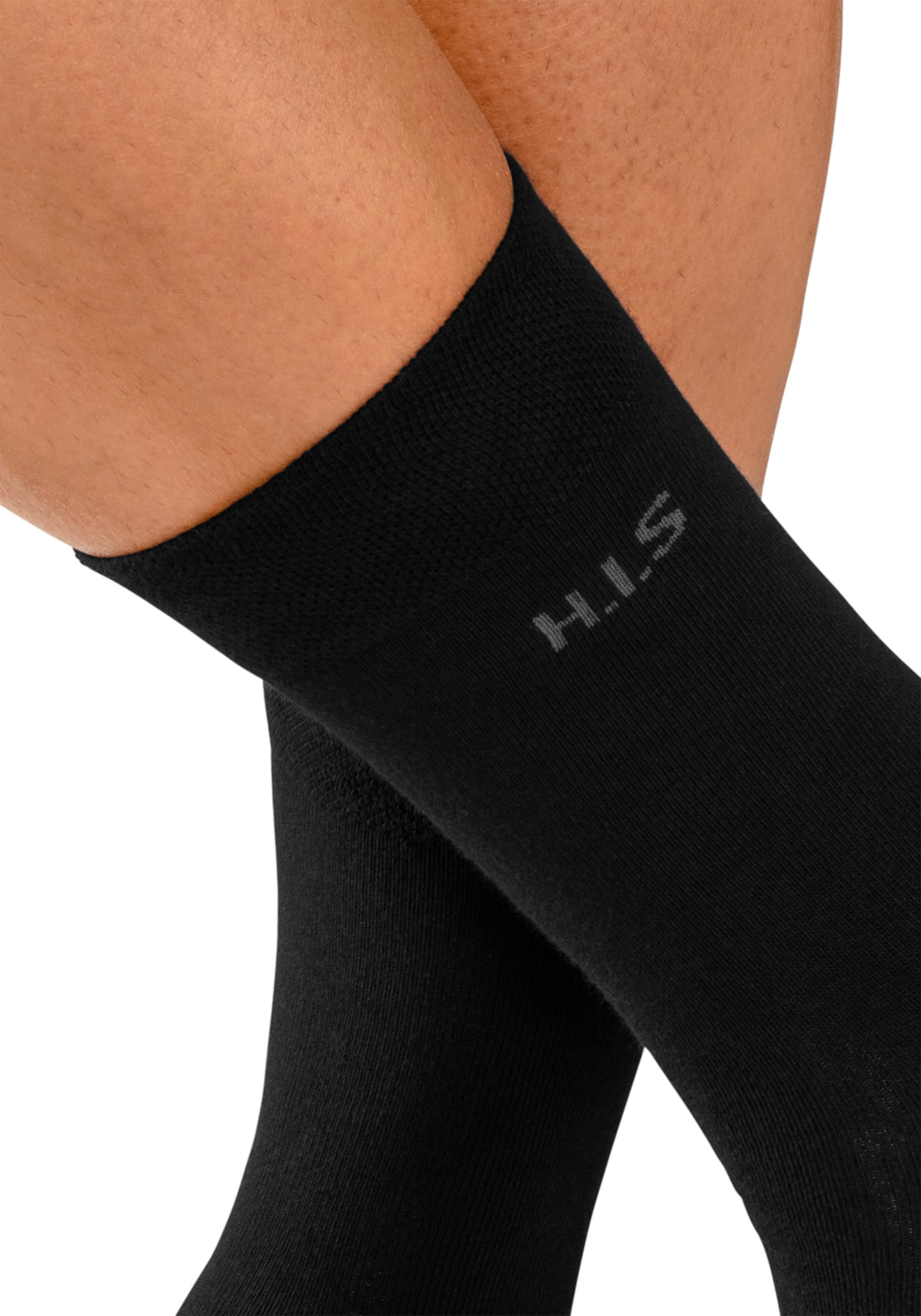 H.I.S Socken in 4x schwarz