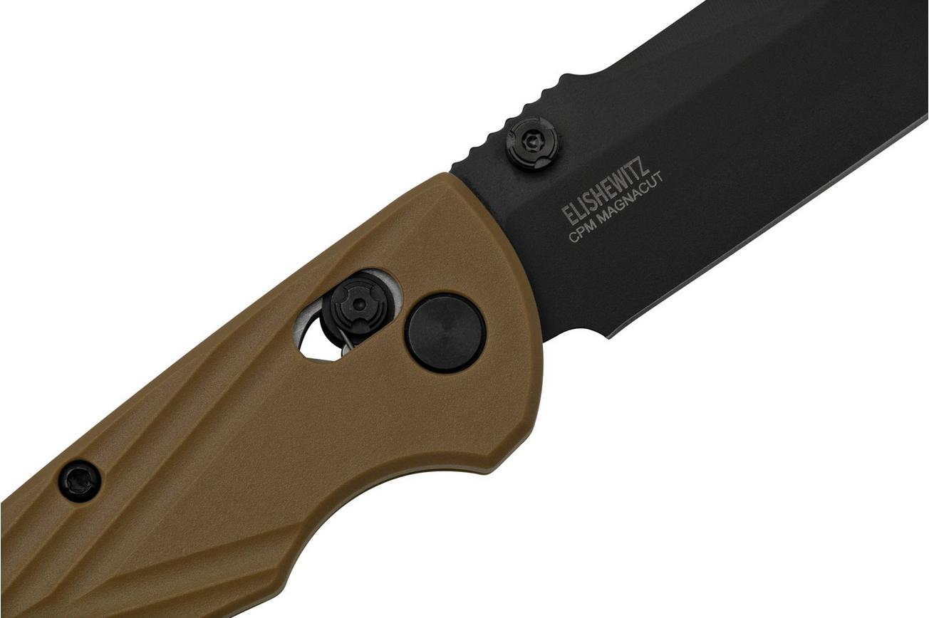 Hogue Deka 24377, Flat Dark Earth Polymer, Magnacut Clip Point, zakmes