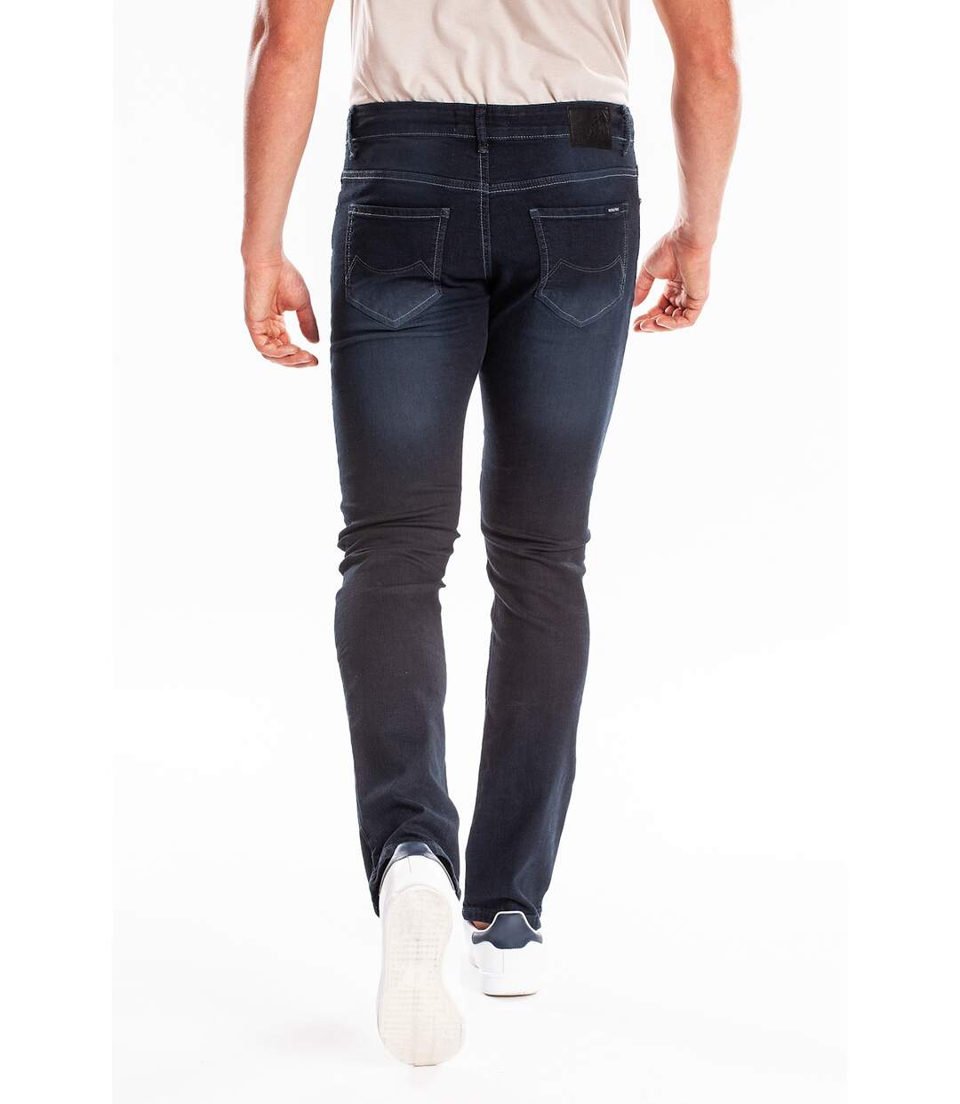 Jeans stretch Fibreflex® RL80 coupe droite ajustée surteint VITO DENIM