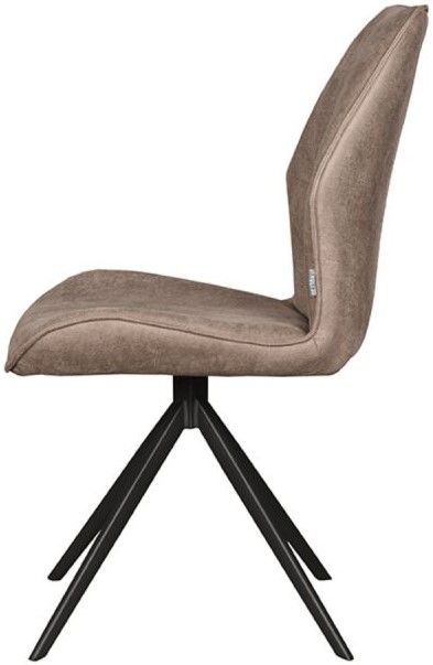Eetkamerstoel Taupe DX-74.007 Comfy B48 x D64 x H91 cm