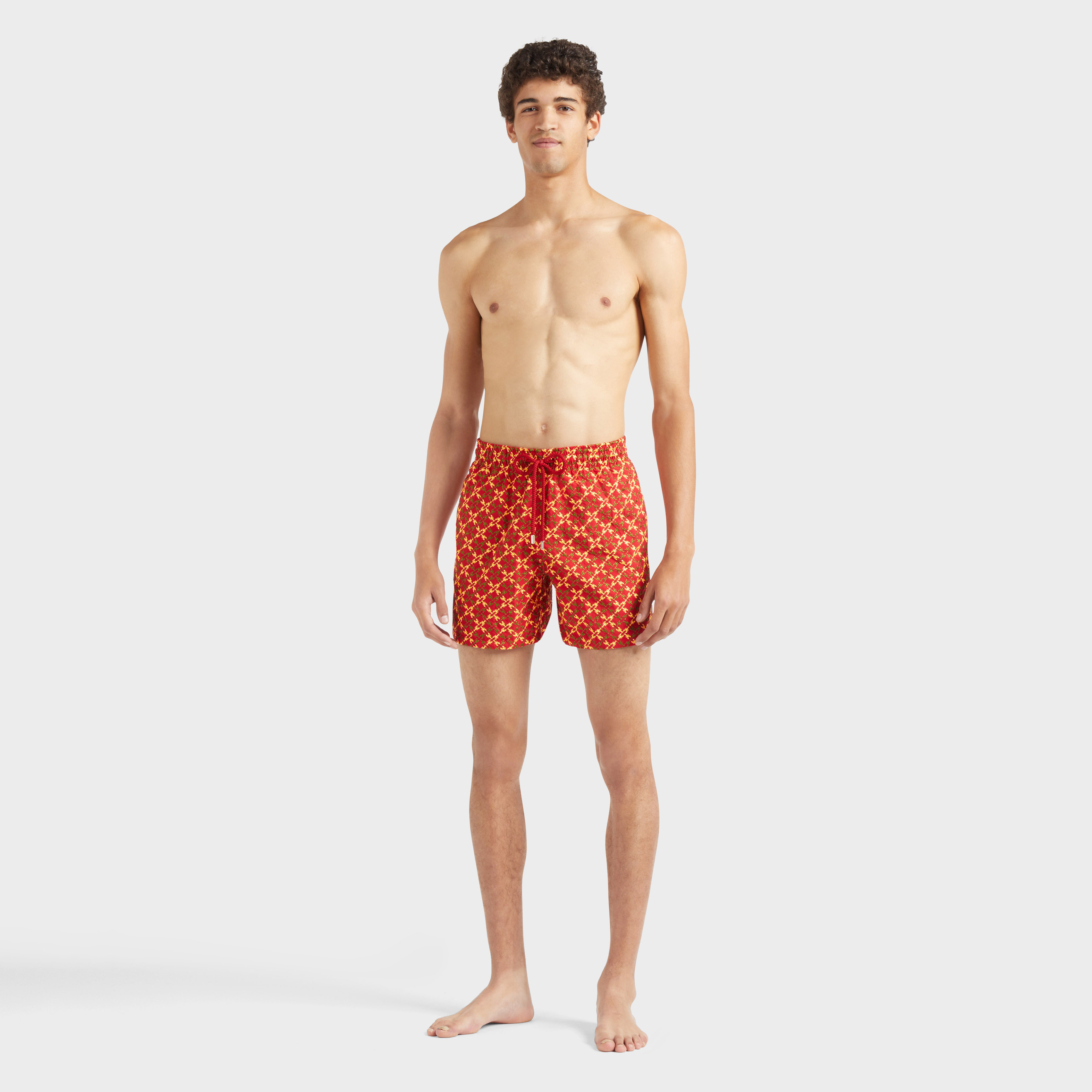Maillot de bain homme brodé Homard Pixel - Edition Limitée