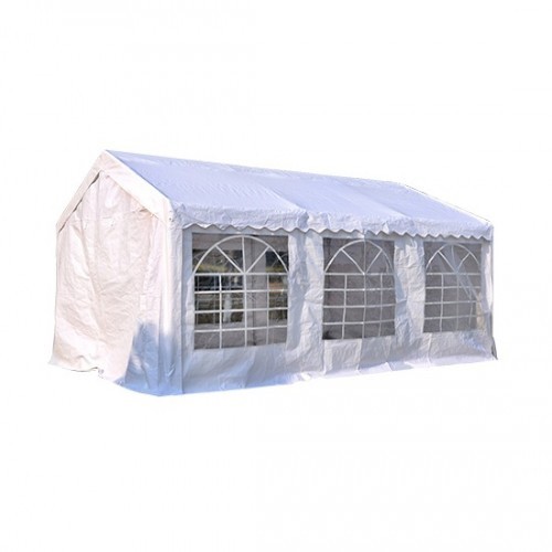 Pérgola Outsunny para garagem, branca