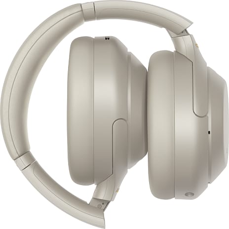 Sony WH-1000XM4 Premium trådløse støjreducerende hovedtelefoner - sølv