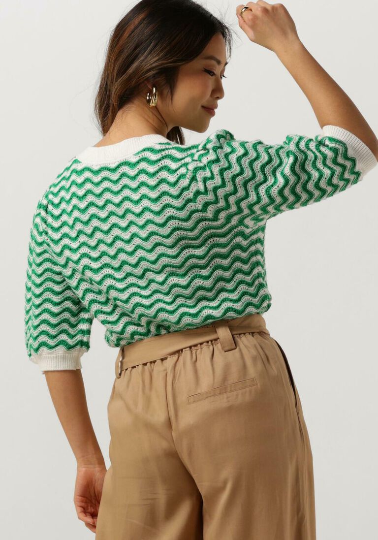 MINUS groene minus t-shirt maika 2/4 sleeve knit t-shirt