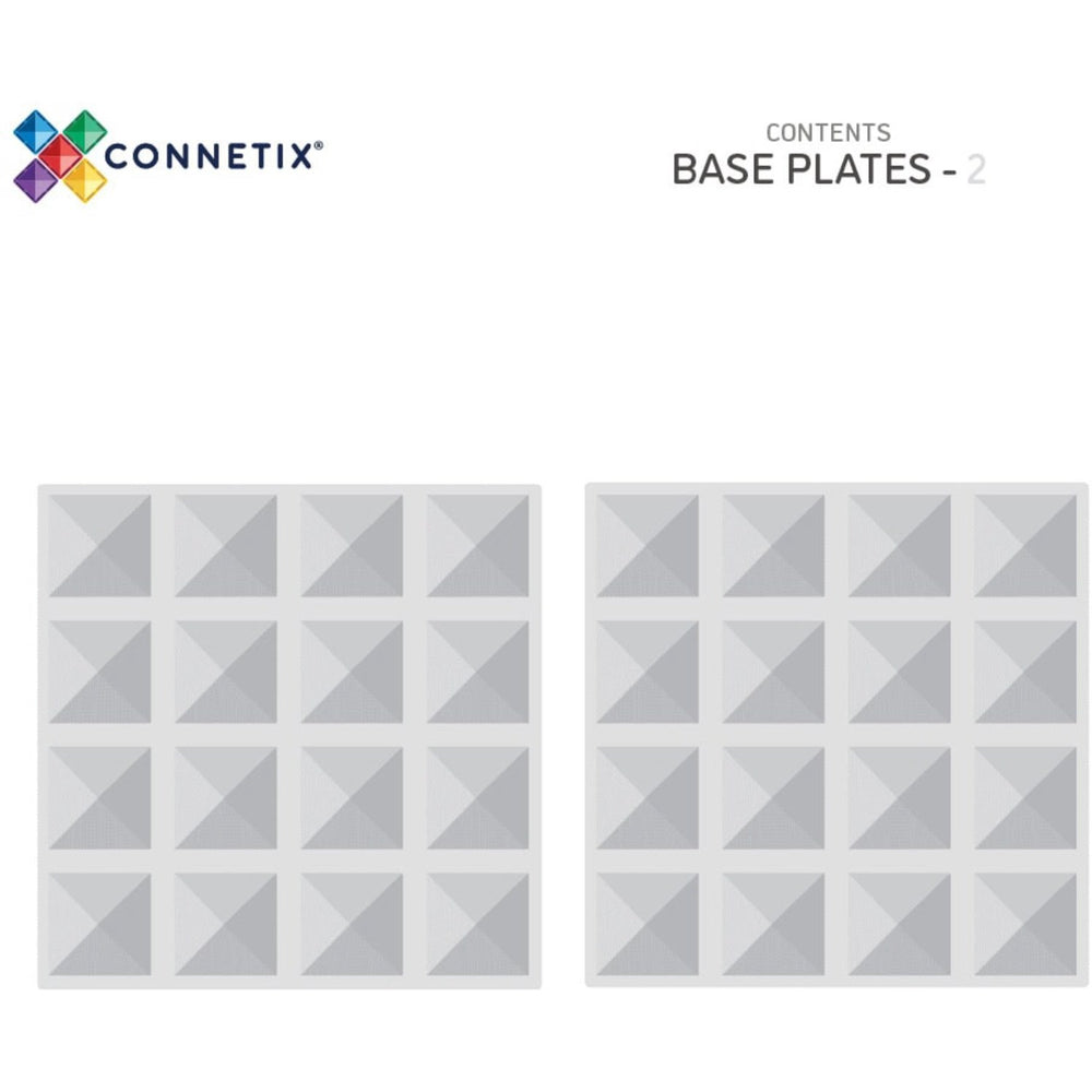Køb Connetix Clear Base Plate Pak 2 Styks