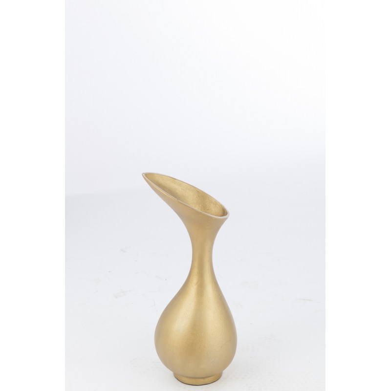 Vase en aluminium or 19x17x45cm