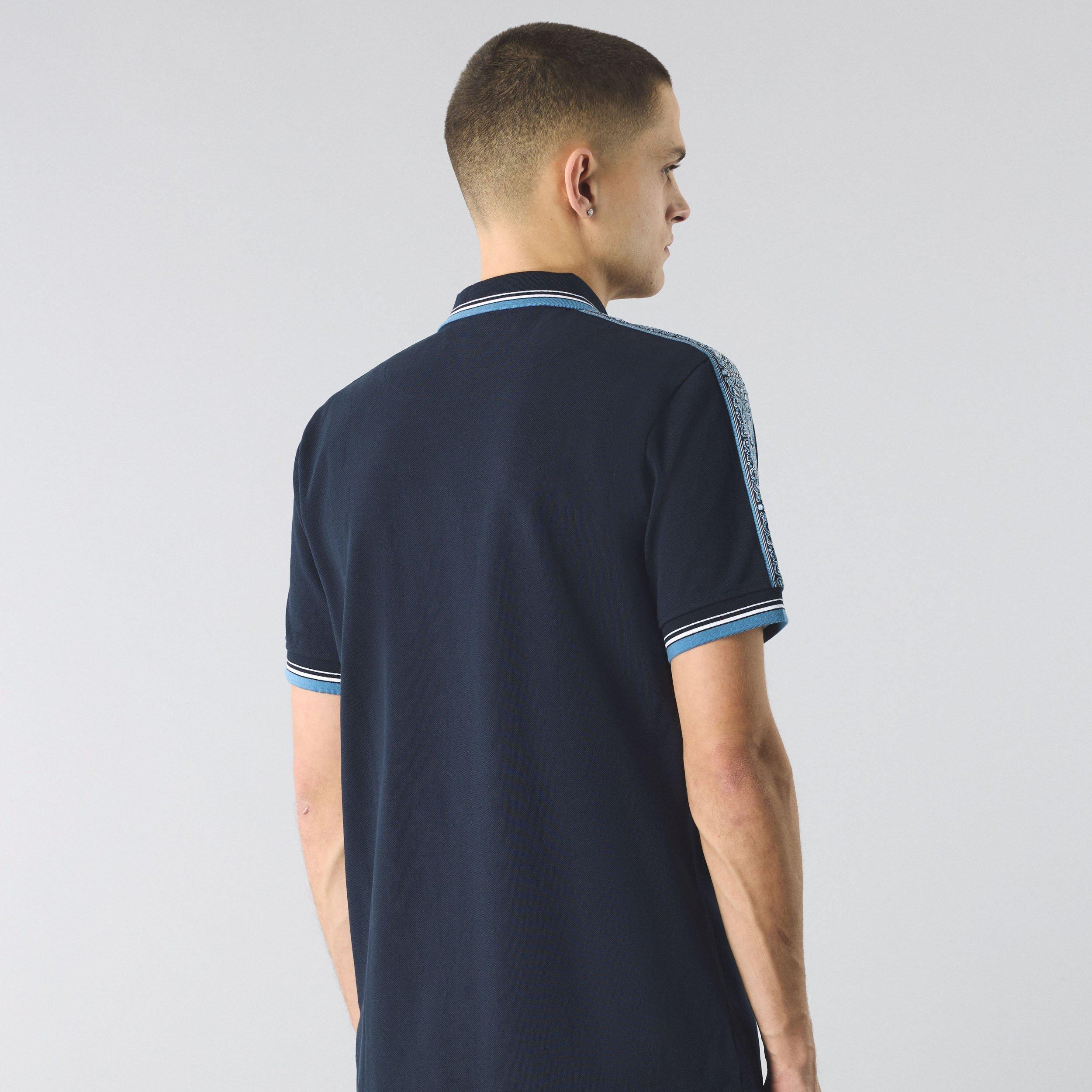 Pretty Green Eclipse Tape Polo Shirt