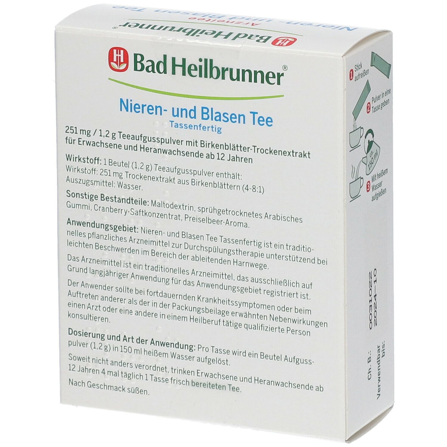 Bad Heilbrunner® Nieren- und Blasen Tee