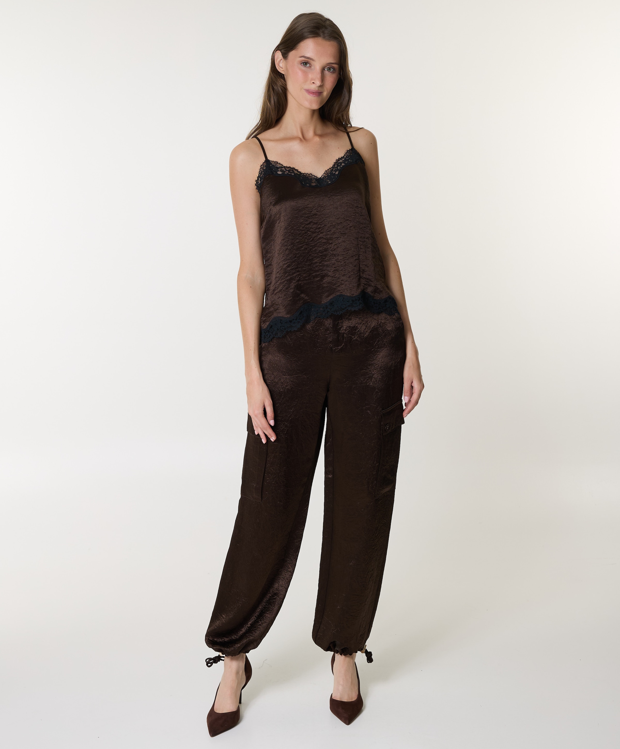 Twinset dames broek bruin