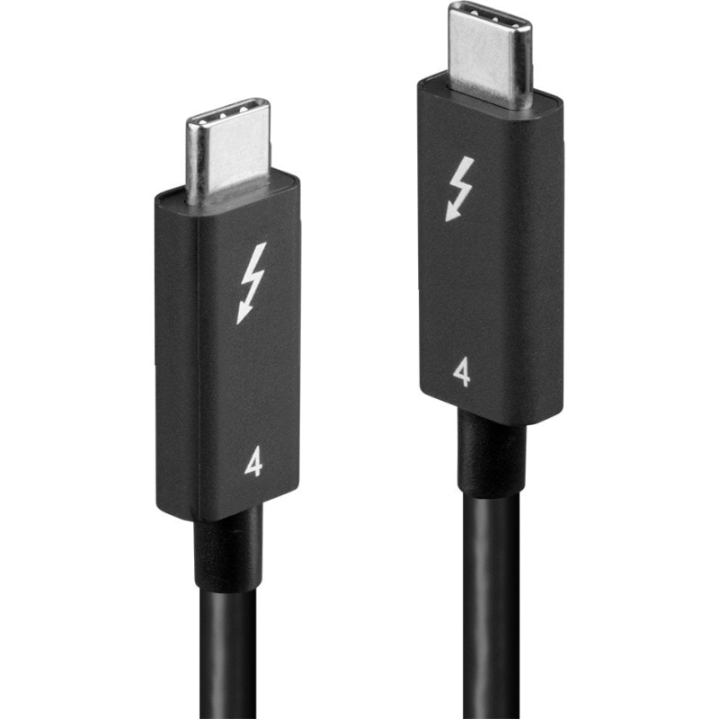Lindy Câble Thunderbolt 4 de 2m, 40Gbit/s, PD 100W, Actif