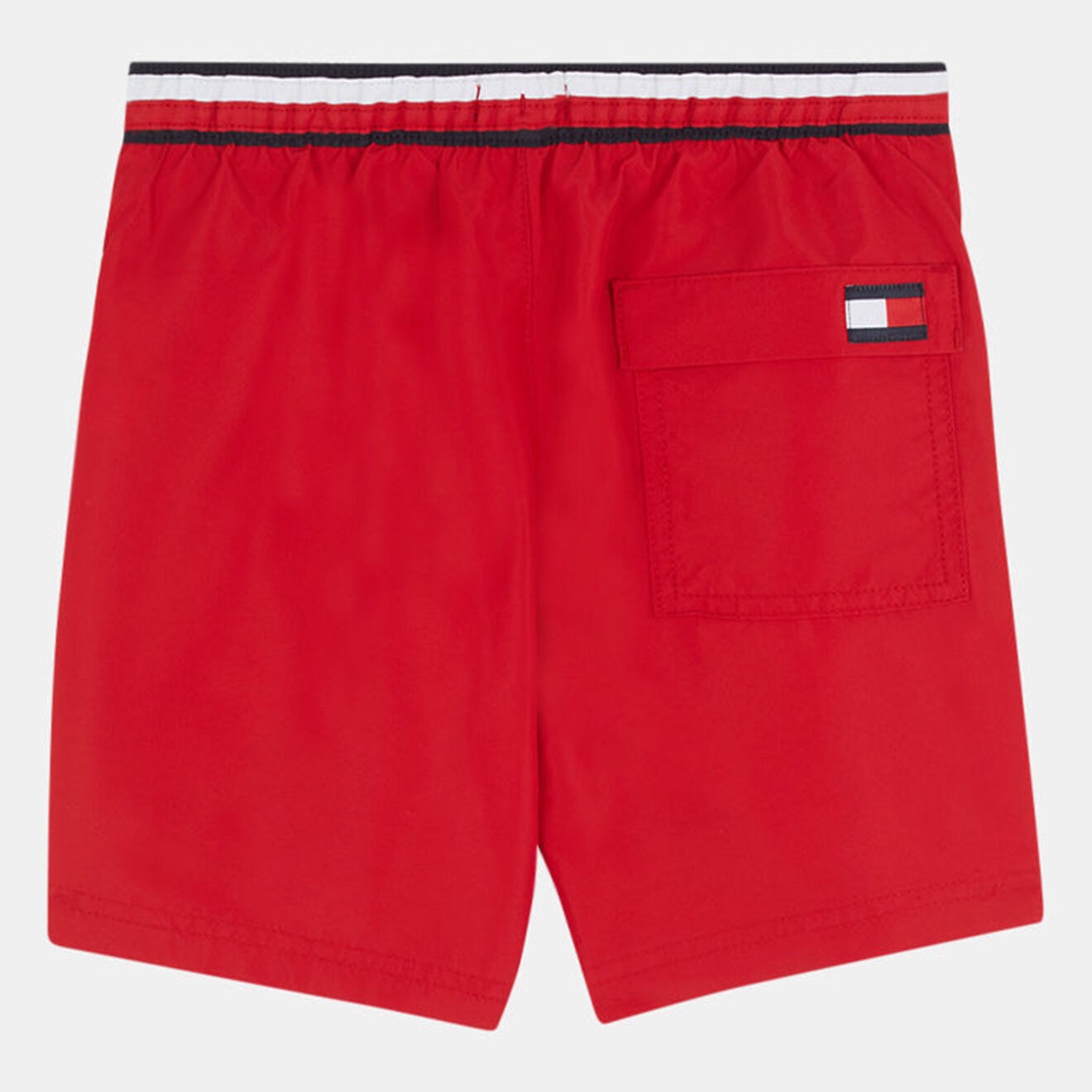 Tommy Hilfiger Short de Bain en 100% Matière recyclée à logo rouge
