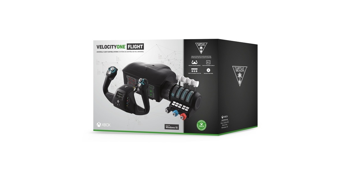 Turtle BeachVelocityOne Flight gaming yoke  (Zwart, Xbox Series X|S, Xbox One, Windows-pc's)