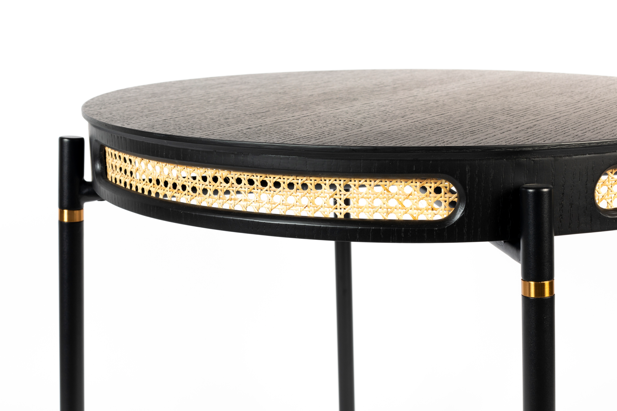 Eetafel Don't stop the webbing  rond 80 cm
