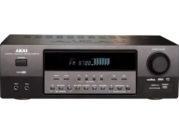Akai AS110RA-320, 30 W, 5.1 kanaler, Surround, 0,1%, 650 mV, 80 dB