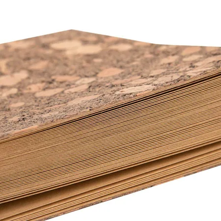 Idena Notizbuch Kork blanko, 192 Blatt