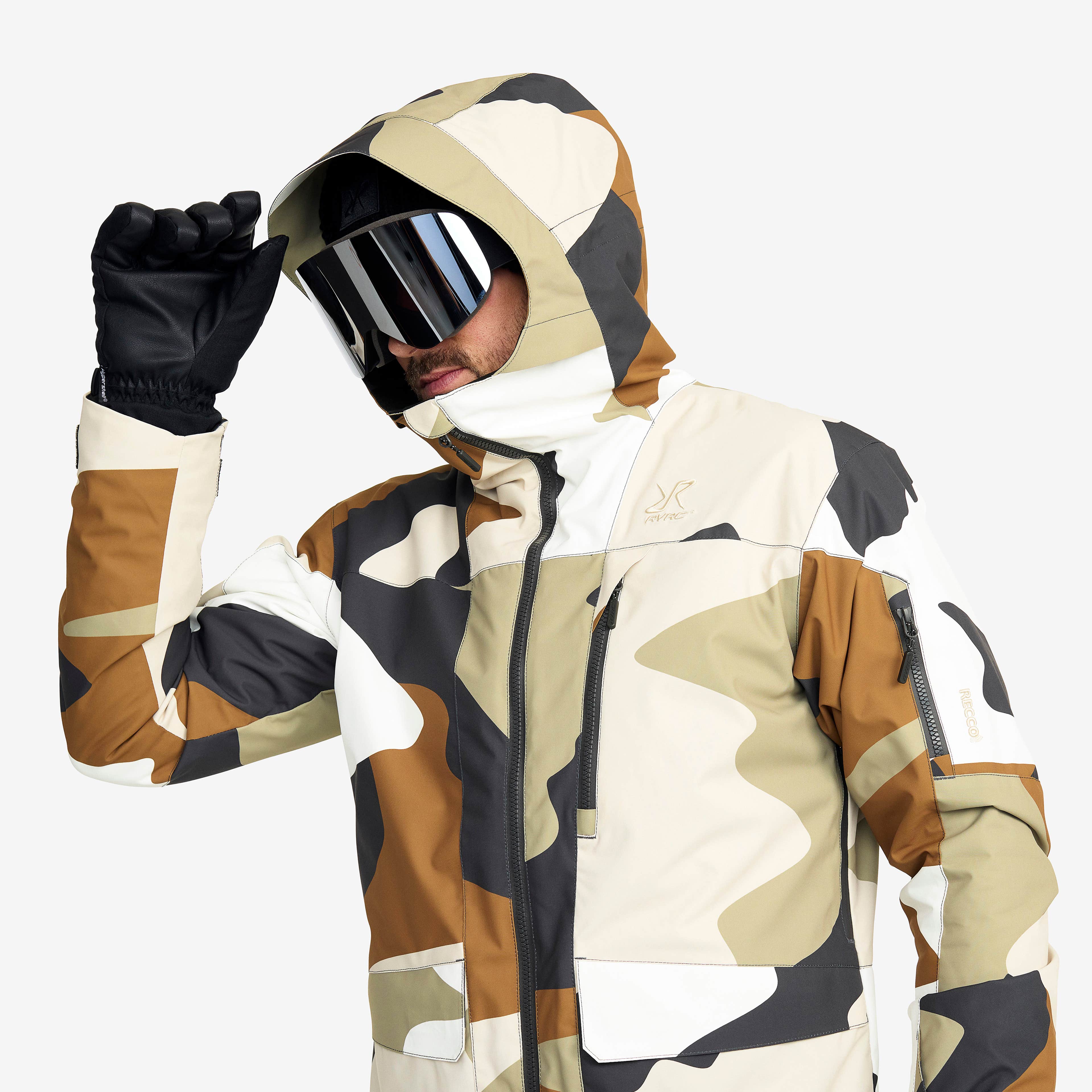 Halo 2L Insulated Ski Jacket Herre Anthracite/Rubber