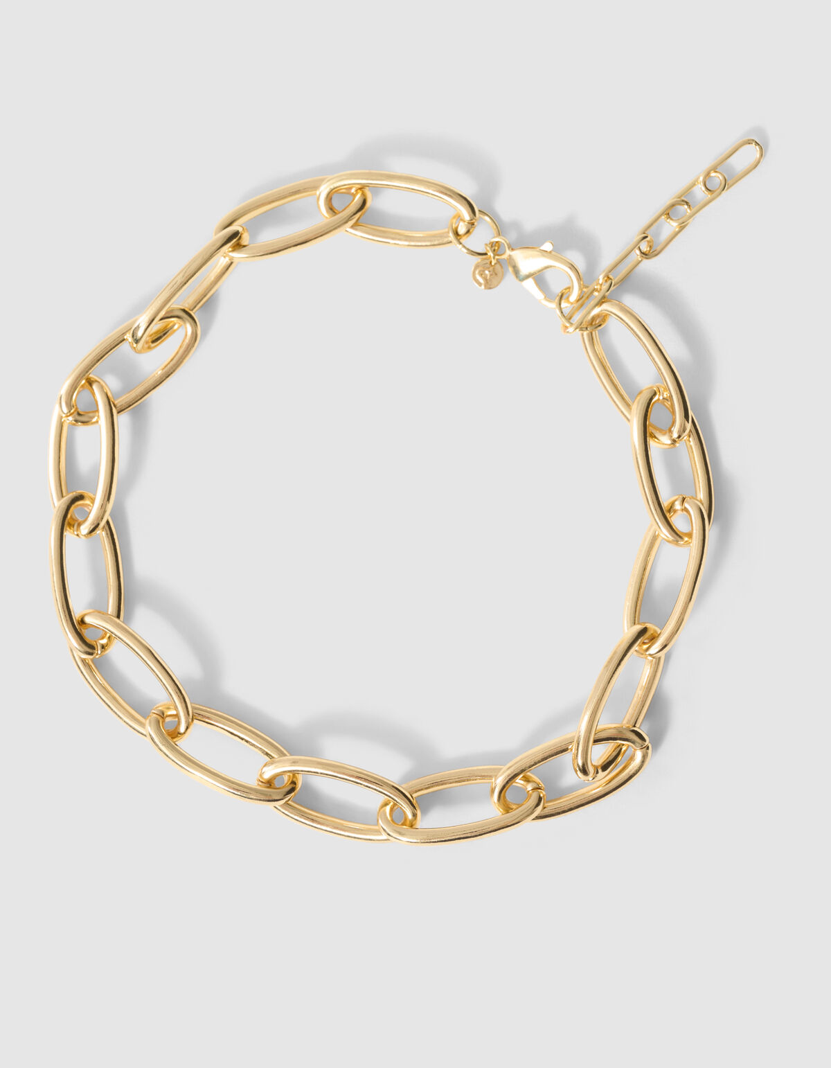 Oval Chain Ketting Goud