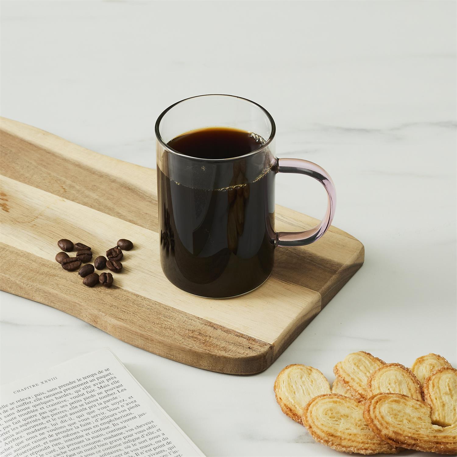 MUG VERRE ANSE COLOREE 30CL