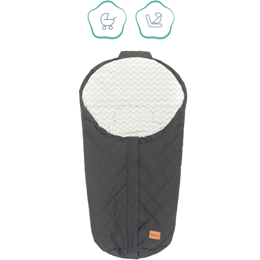 fillikid Sommerfußsack Light Small Gruppe 0 Grau