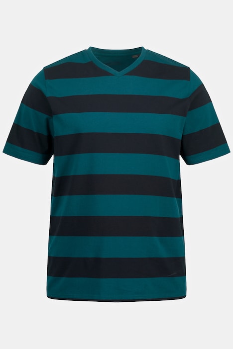 Schlafanzug, Homewear, OEKO-TEX, Zweiteiler, T-Shirt mit Ringeln, lange Hose