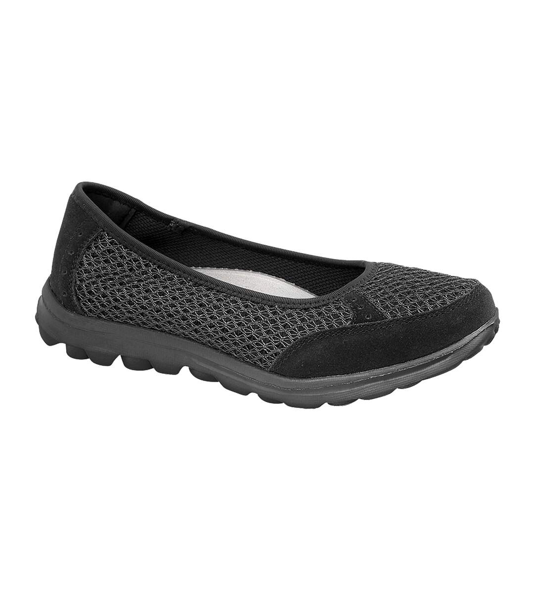 Boulevard - Chaussures ouvertes à mémoire de forme - Femme (Noir) - UTDF1338
