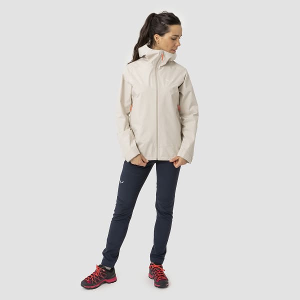 Veste randonnée SALEWA PUEZ GTX-PAC JACKET W OATMEAL