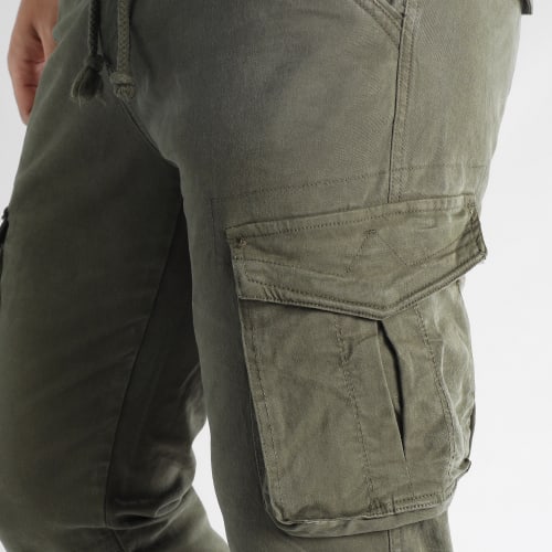 Pantalon Cargo XQ05 Vert Kaki
