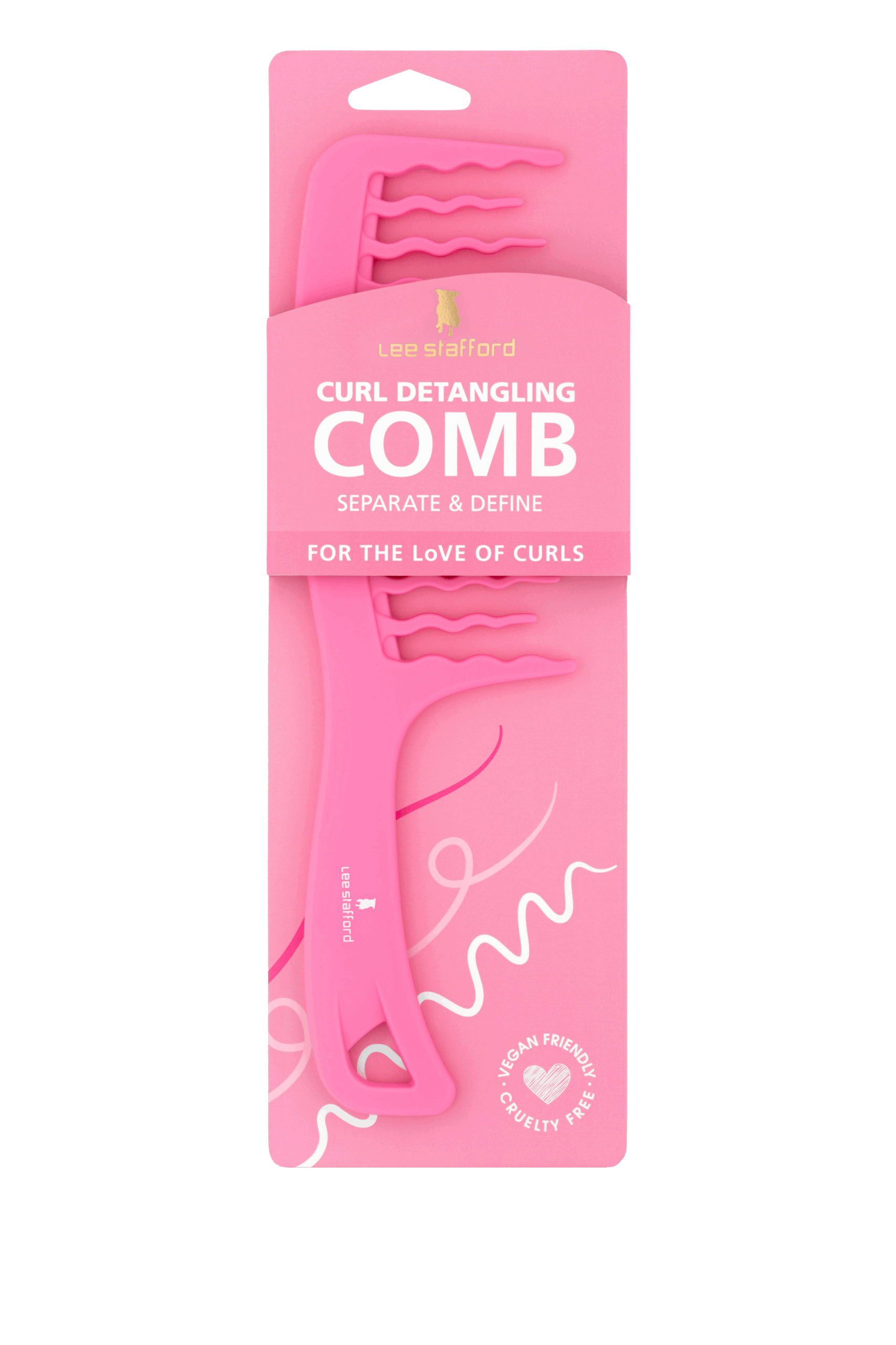 Lee Stafford For the Love of Curls Curl Detangling Comb (1 stuk)