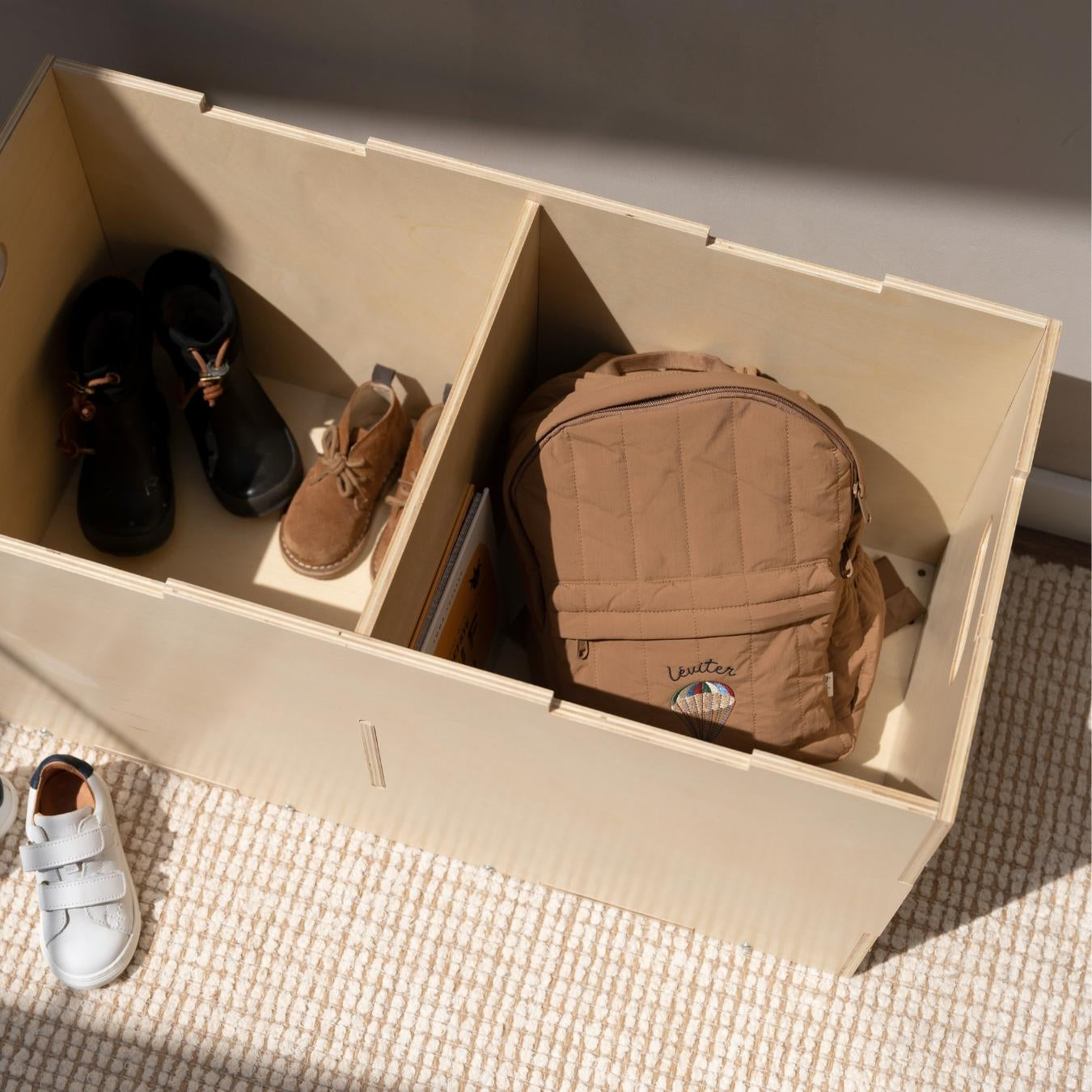 Cube Long opbergbak beige