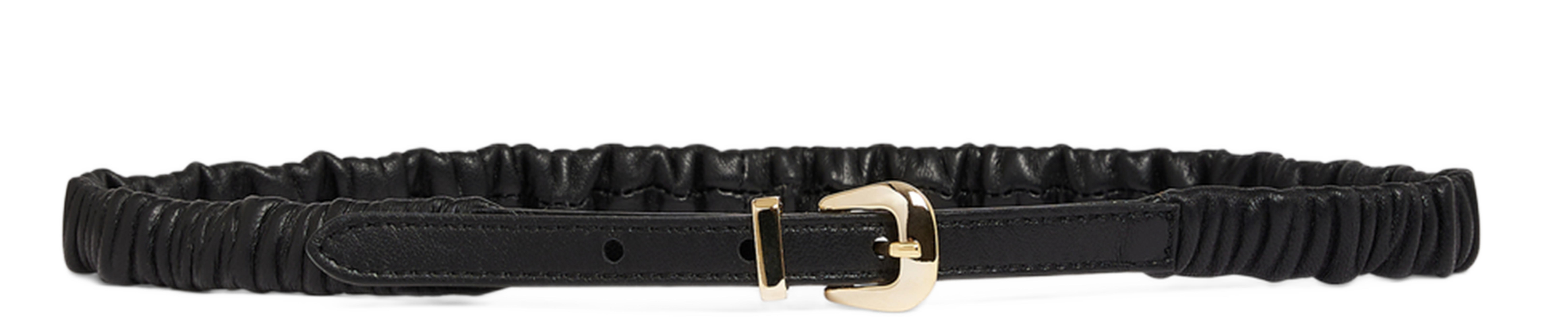 DEVI - Ceinture en cuir | Noir