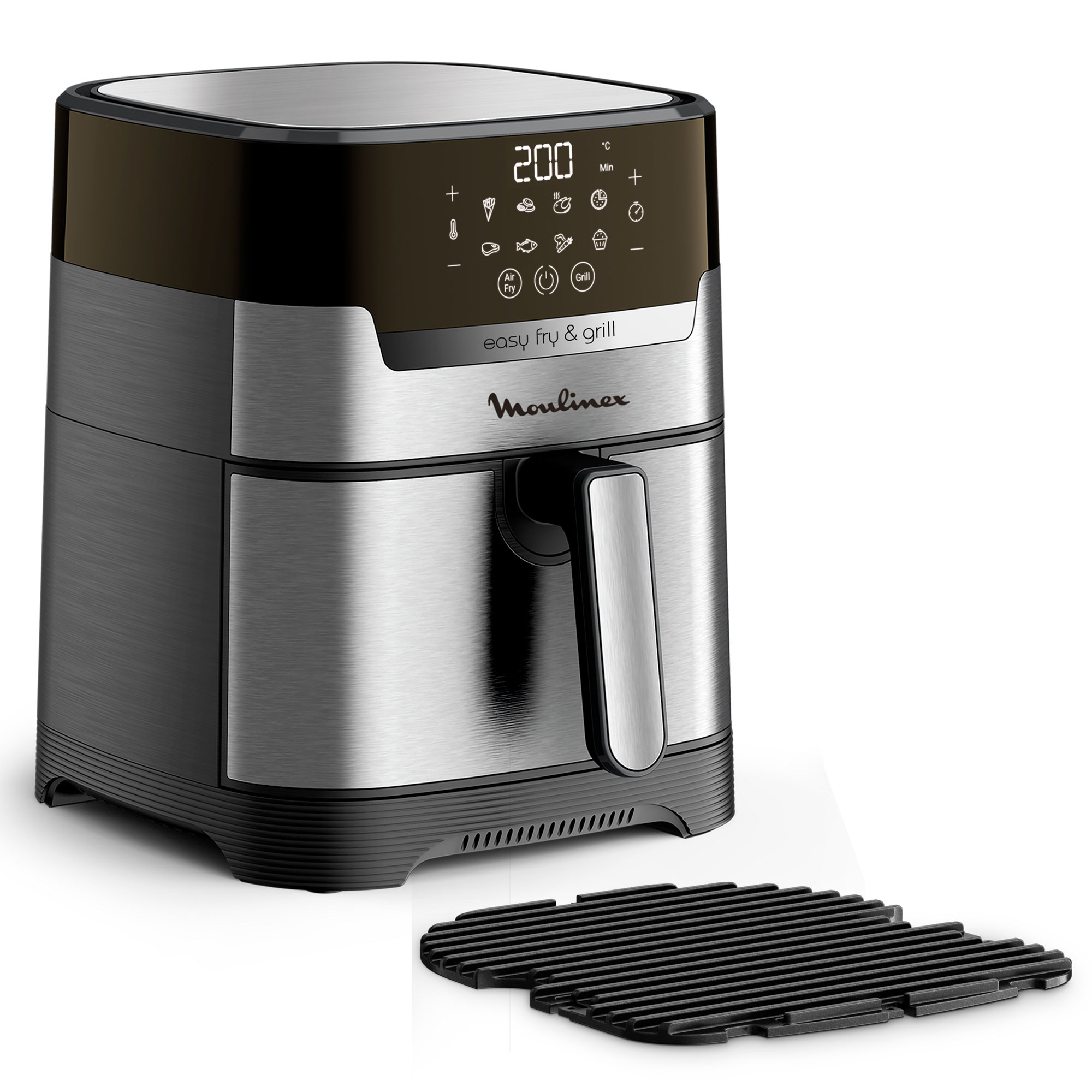 Easy Fry & Grill, Friteuse sans huile 4,2L (6 pers.), air fryer, grill, 8 prog.,