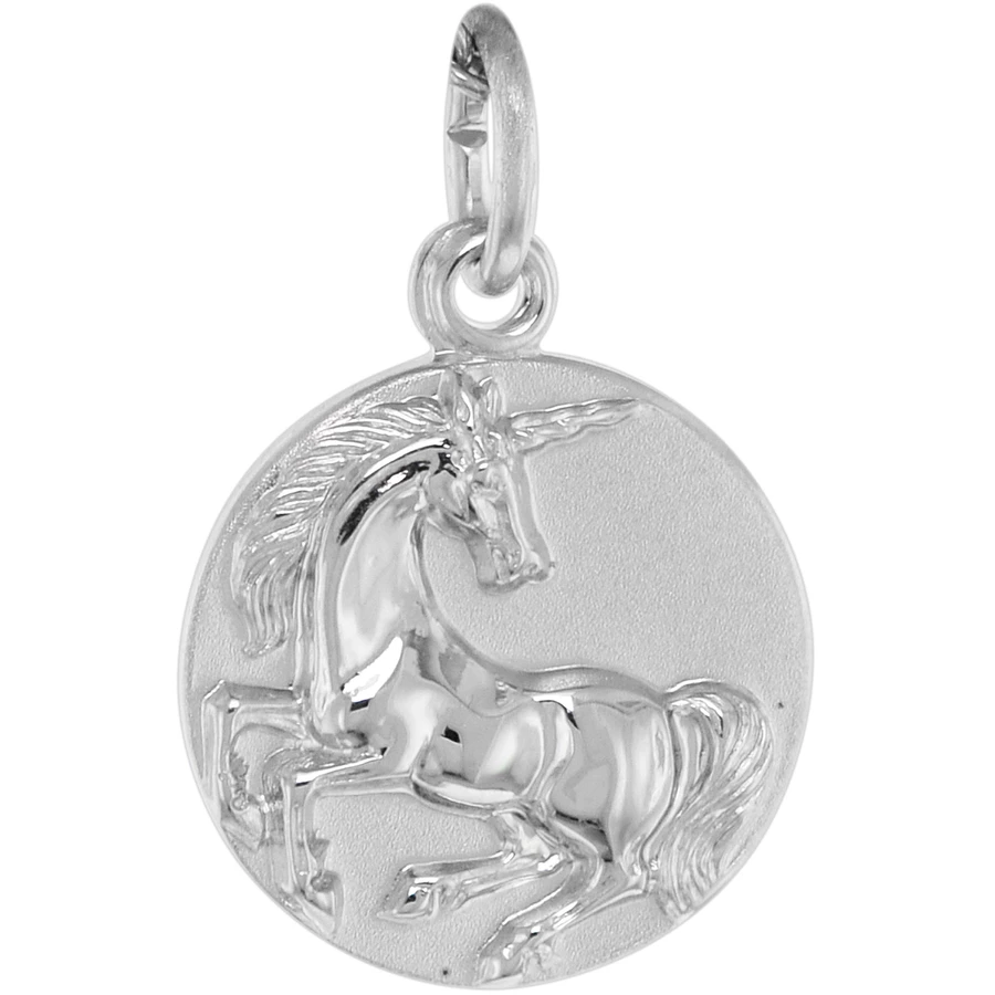 trendor Kinder-Halskette mit Einhorn-Anhänger Silber 925 silver