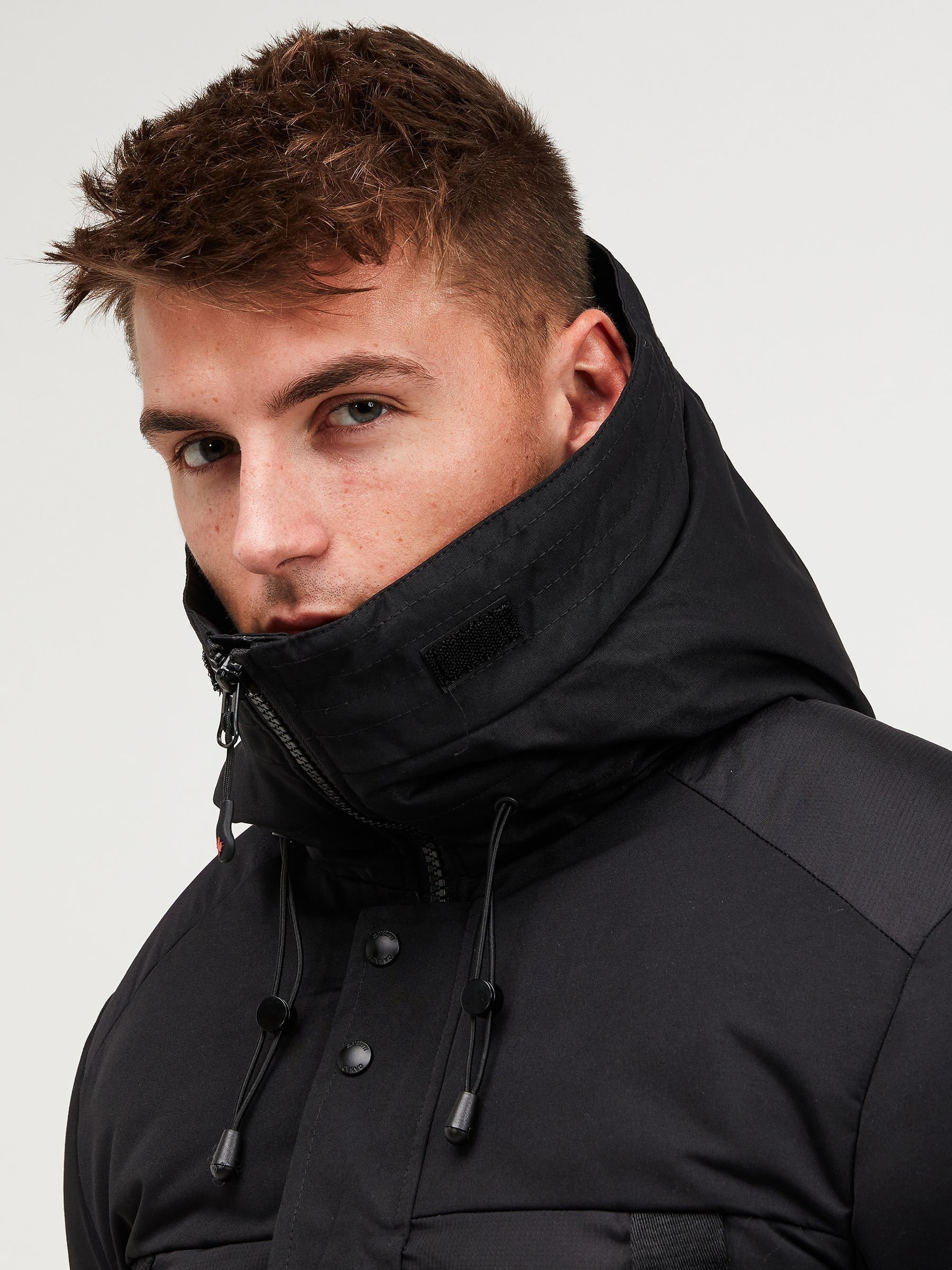 Jet black - Zavetti Canada Aylmer bomberjack voor heren