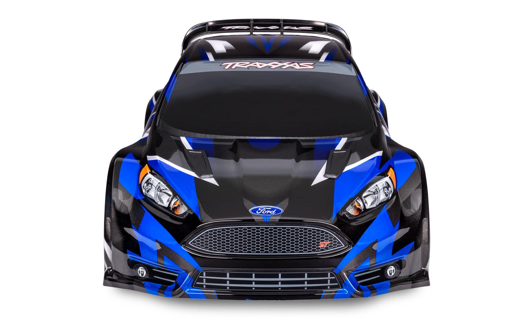 Rally Ford Fiesta ST BL-2S 4WD Blau, ARTR, 1:10<br>Robustes RC Rallyauto mit Brushless Antrieb
