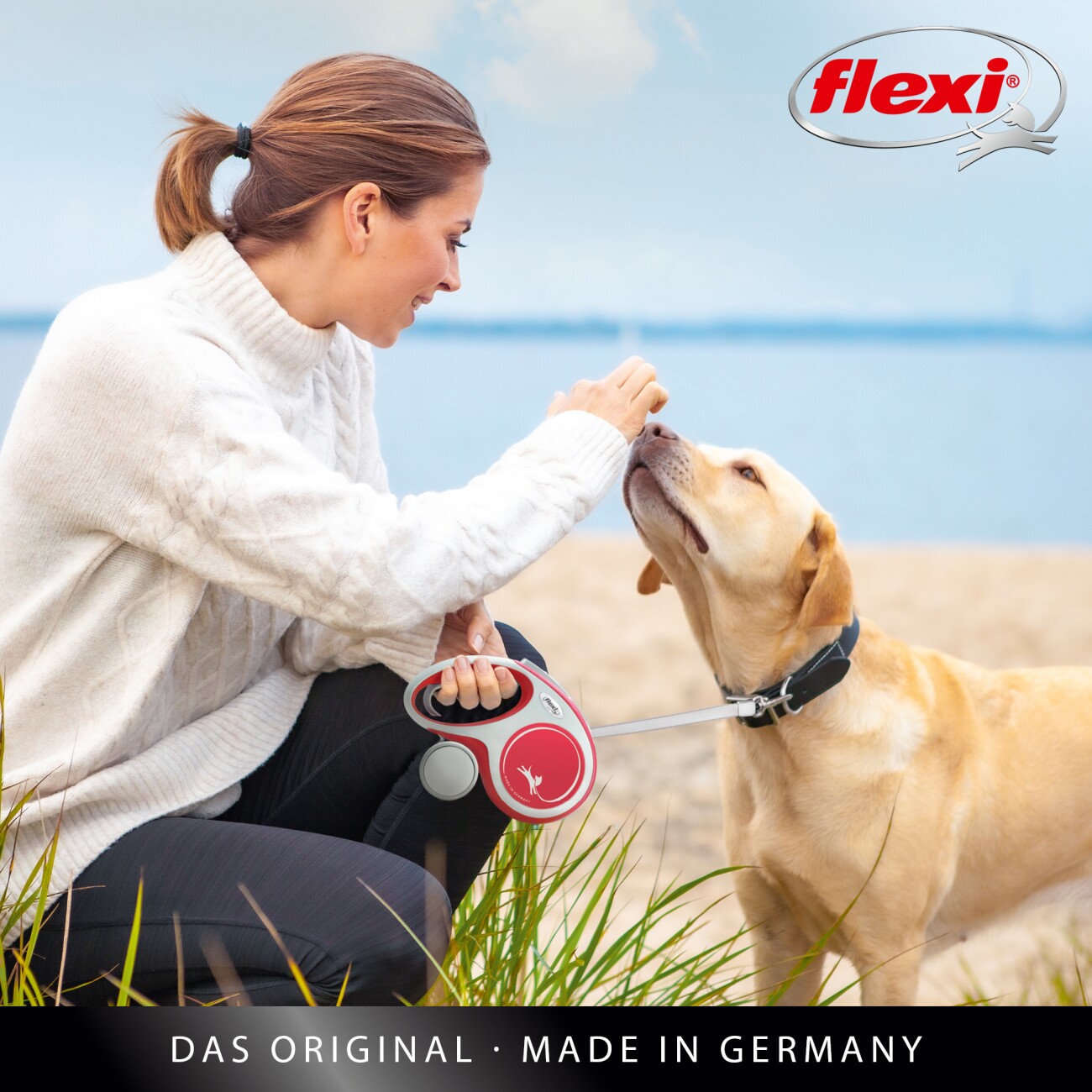 Flexi New Comfort Gurt schwarz XS, 3 m, 12 kg