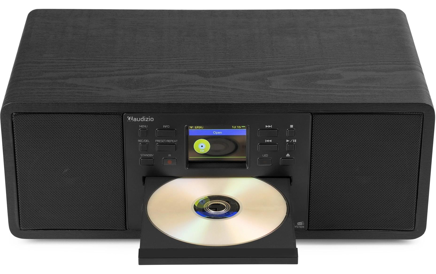 DAB+ Radio Avola Schwarz<br>DAB+ Radio mit CD Spieler, Internet Radio und Bluetooth