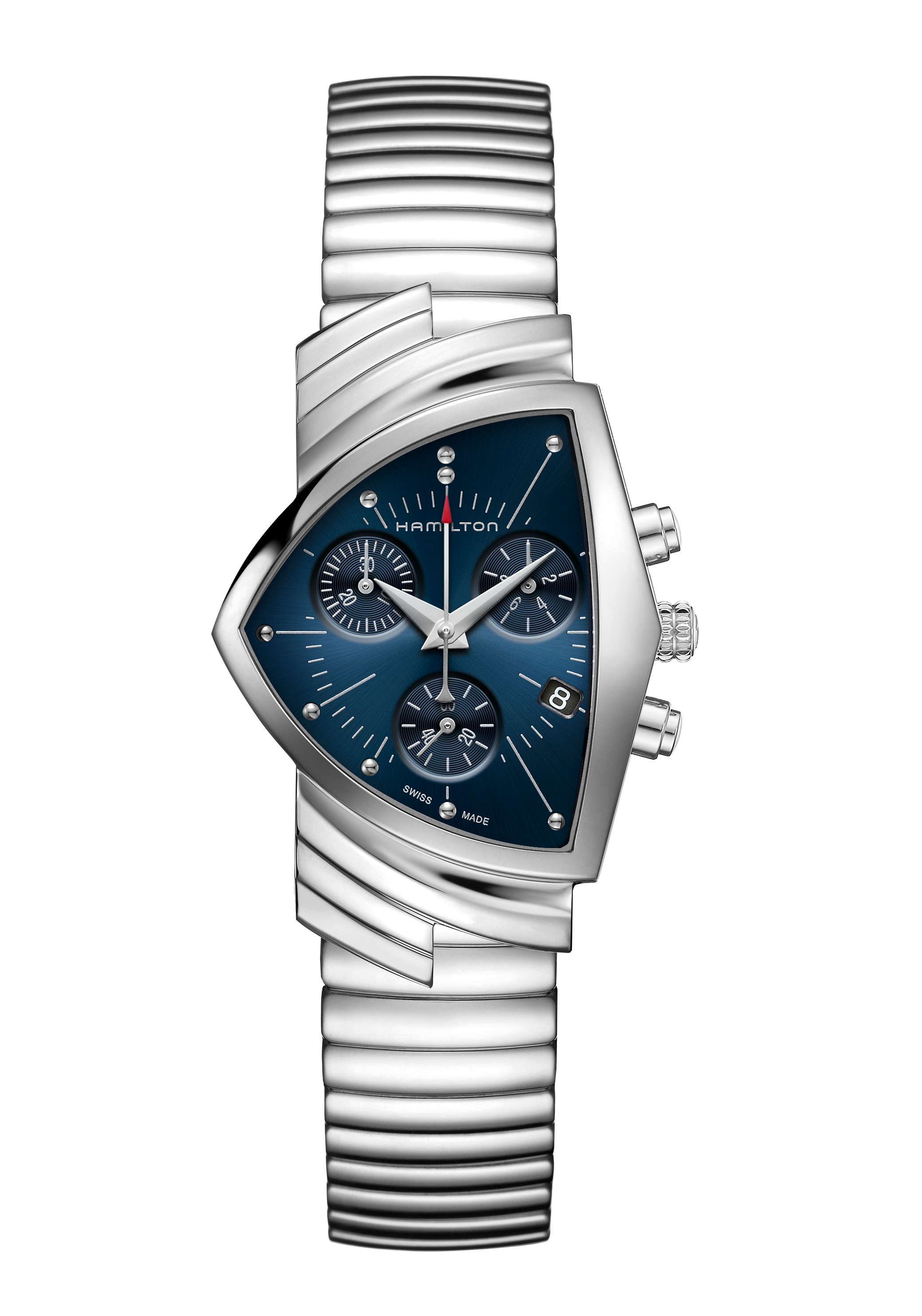 Hamilton Ventura Chrono Quartz Silber H24432141