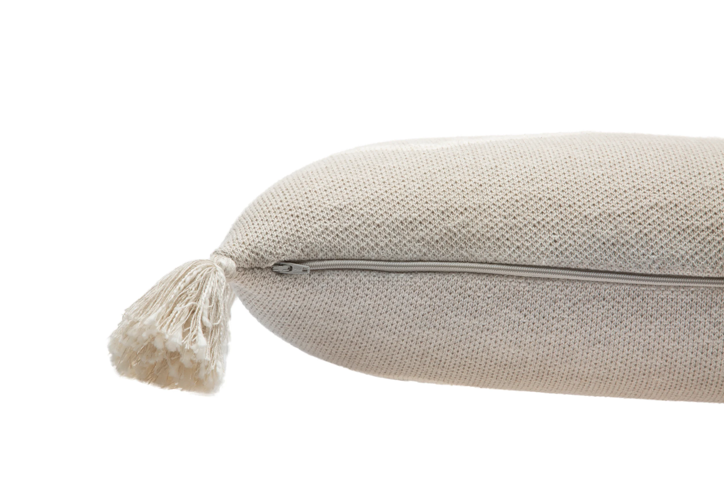 OASIS - Coussin en tricot en coton | Beige