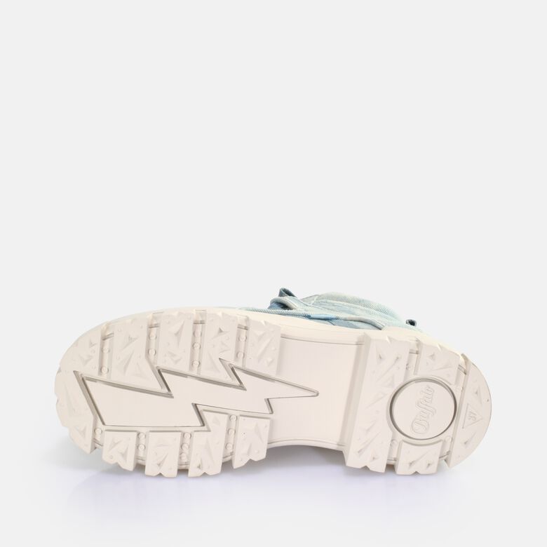 Aspha NC Mid Bottines véganes, bleu clair jean