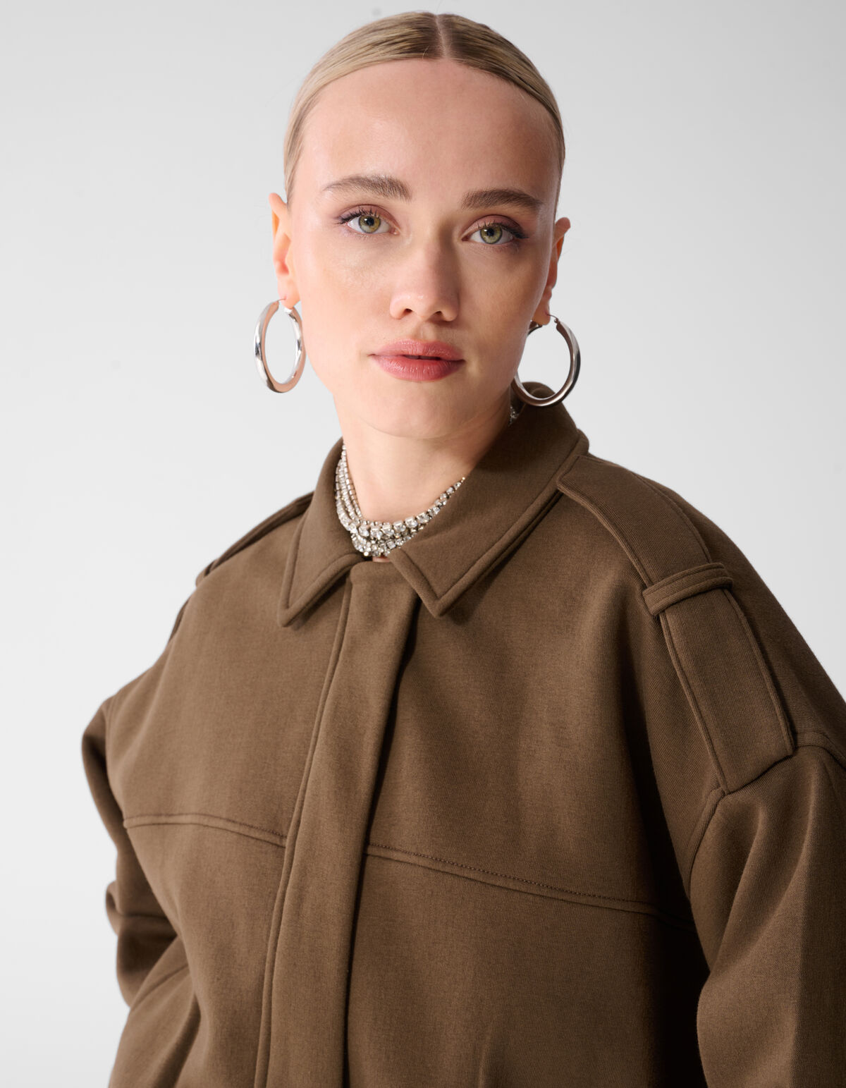 Oversized Sweat Jack Khaki