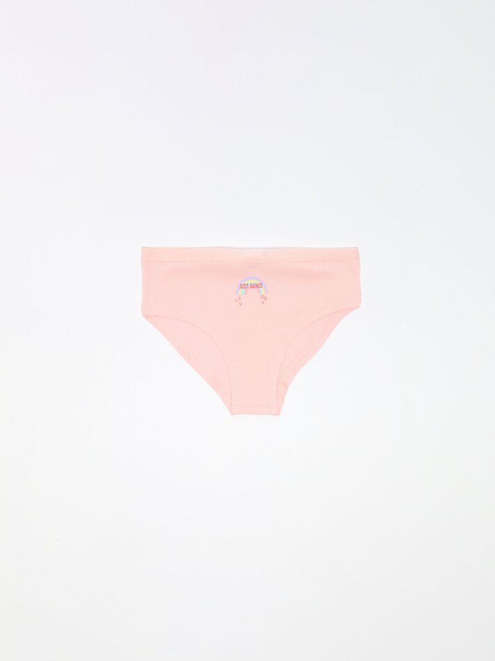 Pacote com 7 calcinhas hipster estampadas - Cores variadas