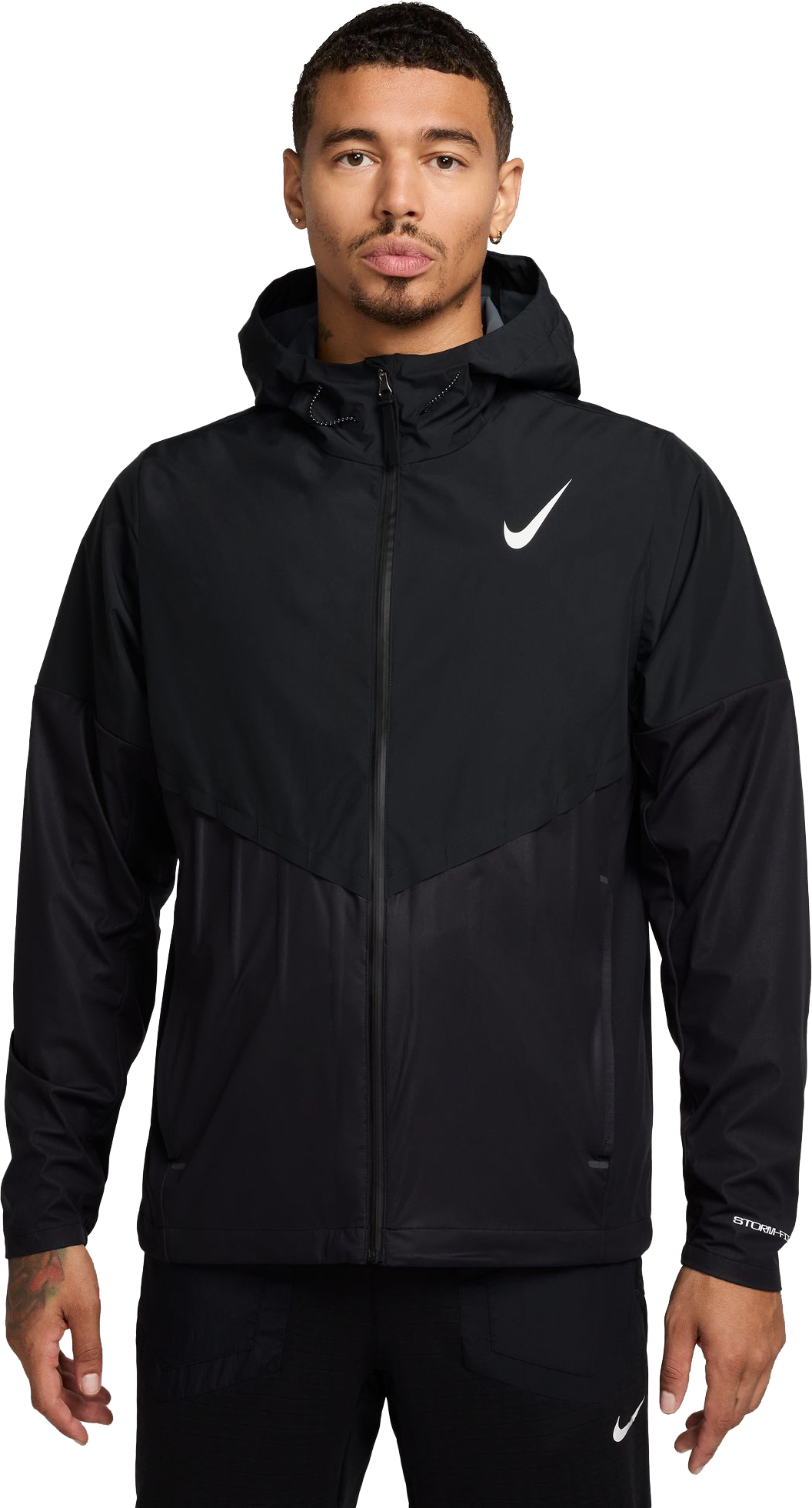AeroSwift Storm-FIT Aerogami Running Jacket Herre 010/Black/Summit White