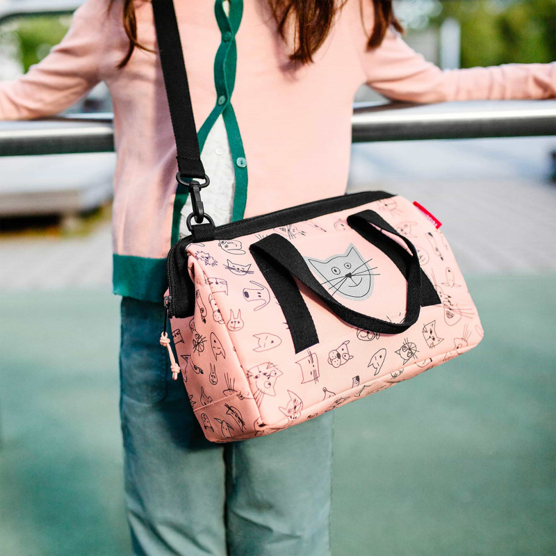 Sac de voyage Allrounder XS kids 27 cm Cats and Dogs Rose