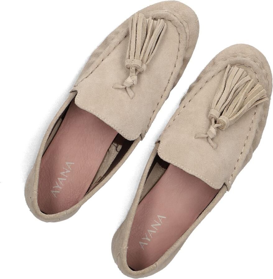 AYANA Instappers Dames Juna-14 Maat: 40 Materiaal: Suède Kleur: Beige