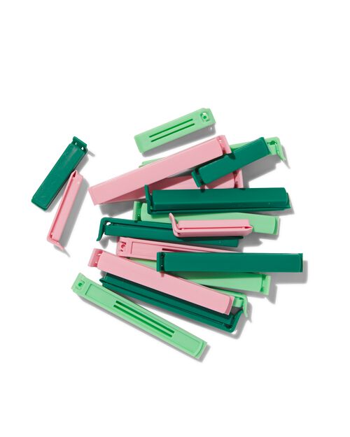 18 pinces ferme sac