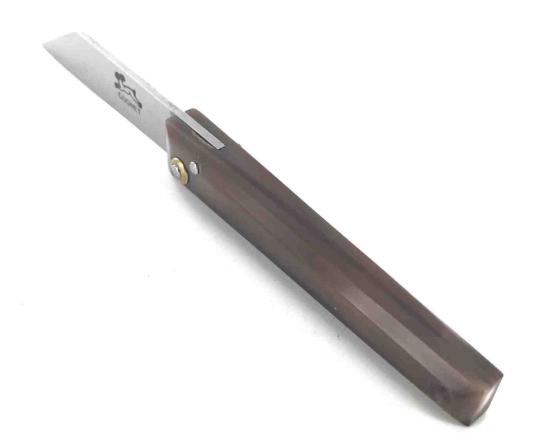 Le Montpellier Petit Modèle Corne Blonde Couteau de poche par Cognet Douk Douk