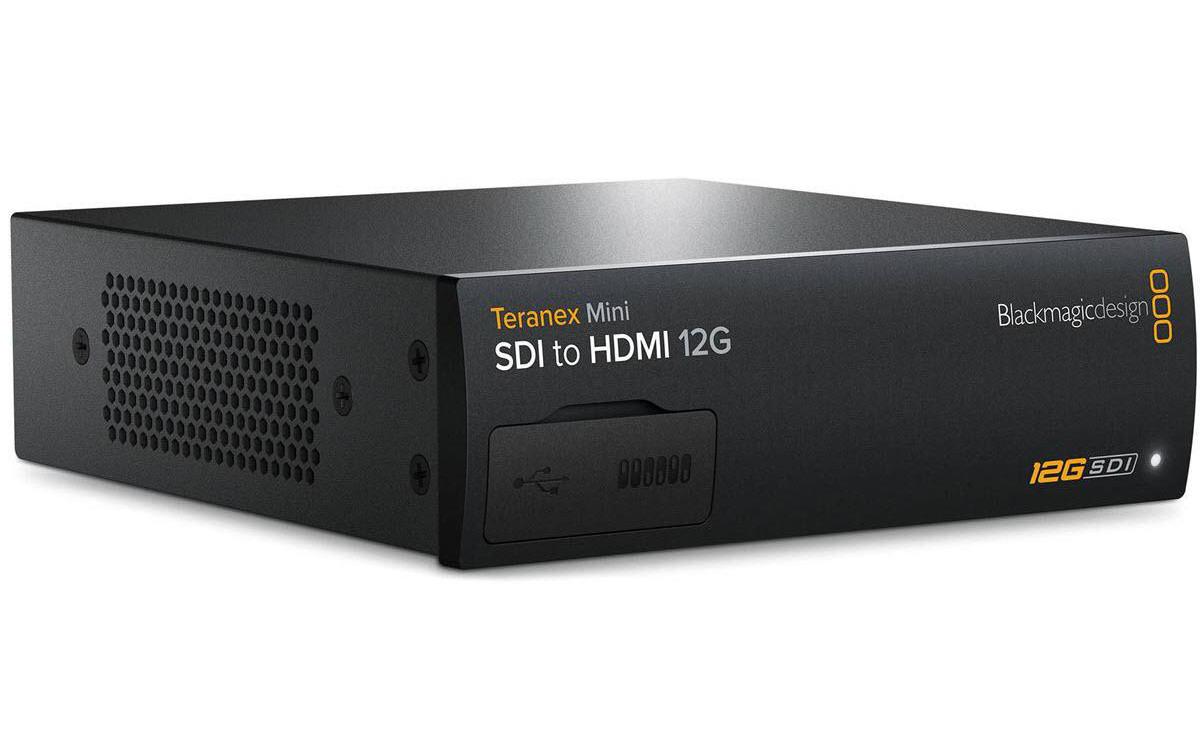 Konverter Teranex Mini SDI zu HDMI 12G<br>Konvertierung von SD, HD und Ultra HD SDI in HDMI und analoges oder AES/EBU-Audio